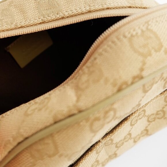 Authentic Preowned Gucci Green GG Canvas Half Moon Shoulder Bag - Picture 16 of 16